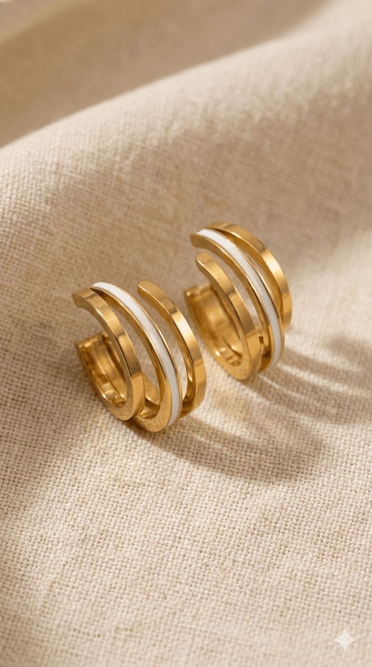 Shadow Line Earrings