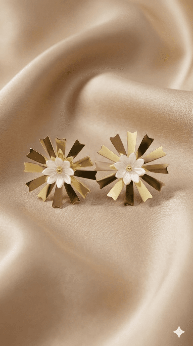Flower Stud Earrings